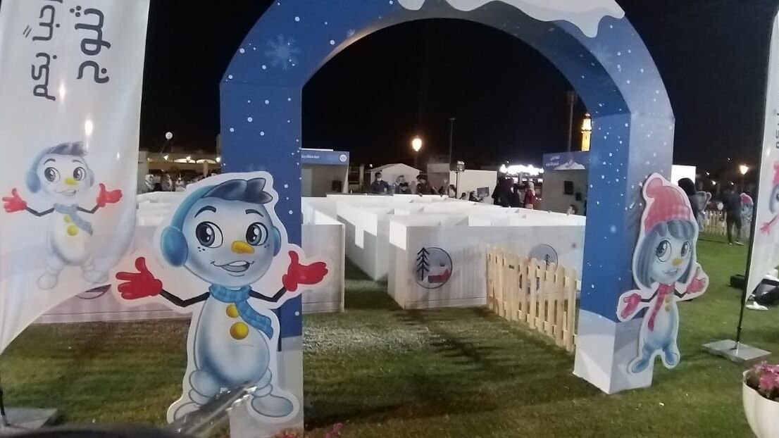Winter festival — event dressing