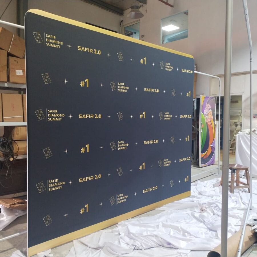 Media wall in production