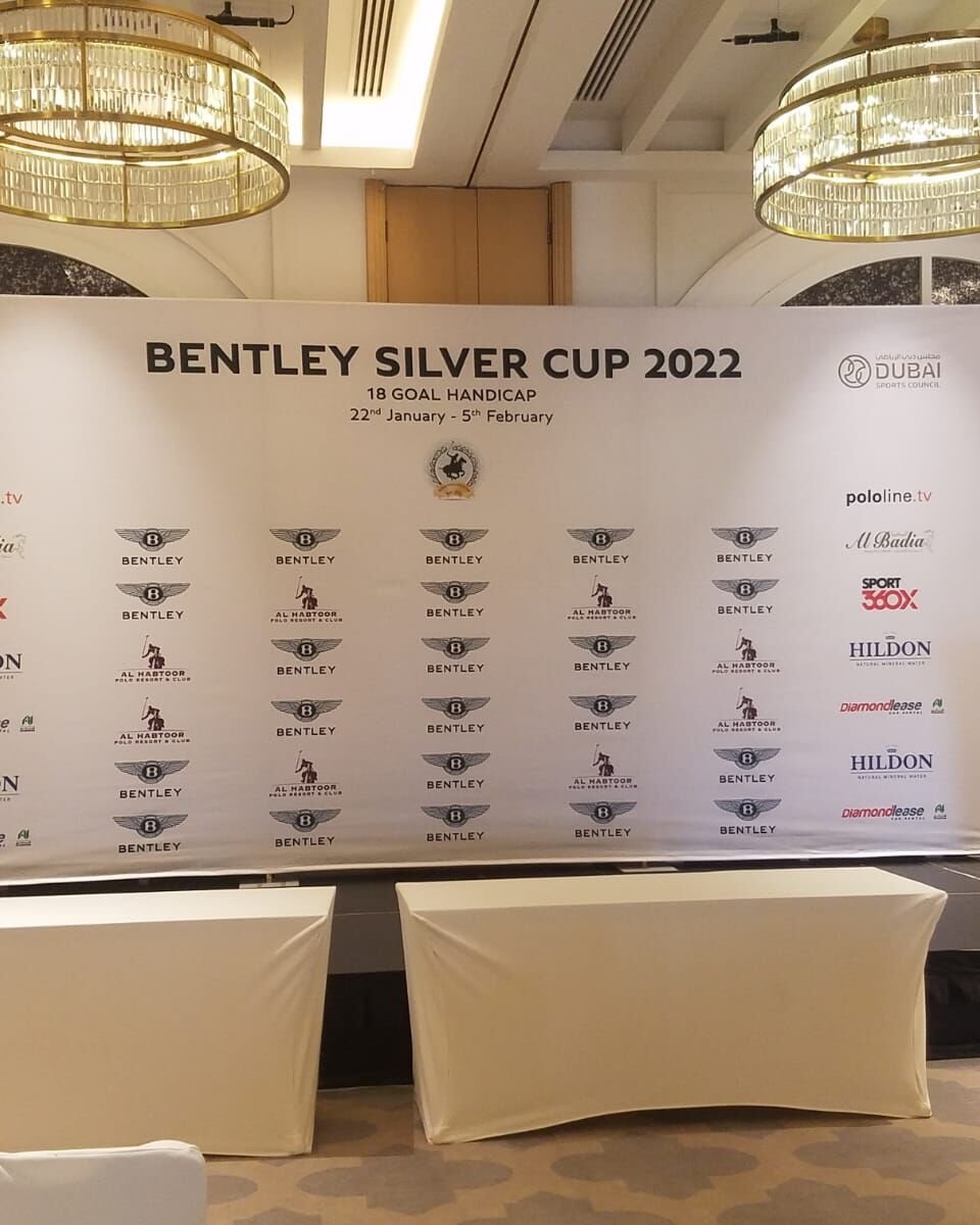 Bentley Silver Cup — championship media wall