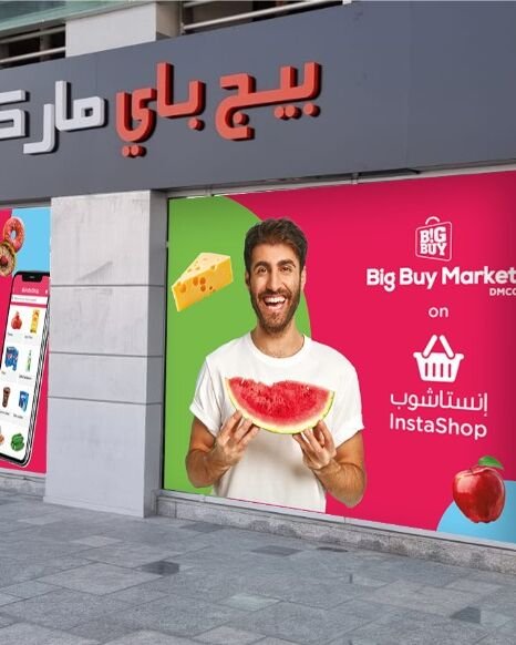 Big Buy Market — shopfront and window graphics